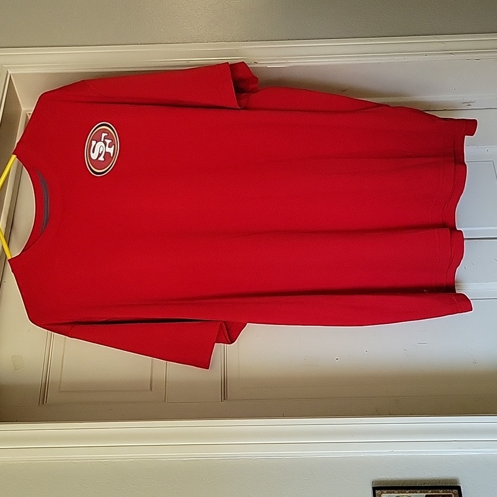 49ers nike  dri fit shirt